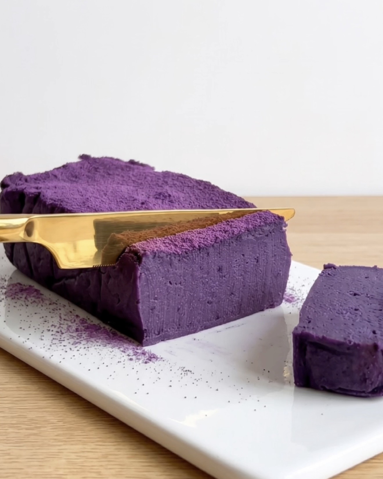 Ube-tofu-fudge-brownies (Terveellinen & Proteiinipitoinen)