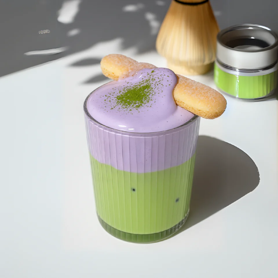 Matcha Ube Latte -resepti