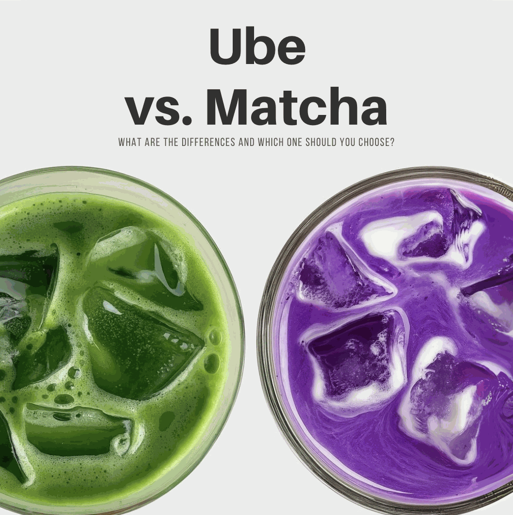 Ube Latte vs. Matcha Latte